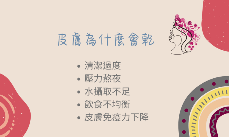 皮膚很乾怎麼做喝水嗎?