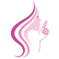 無聲美容品牌 LOGO，象徵安靜、專業與不推銷的核心精神